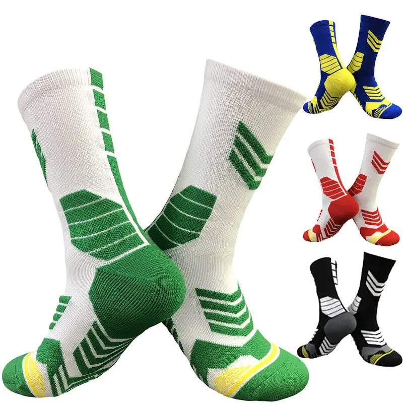 custom logo basketball ribbed socks athletic cushioned customize sports socks (2)eyz