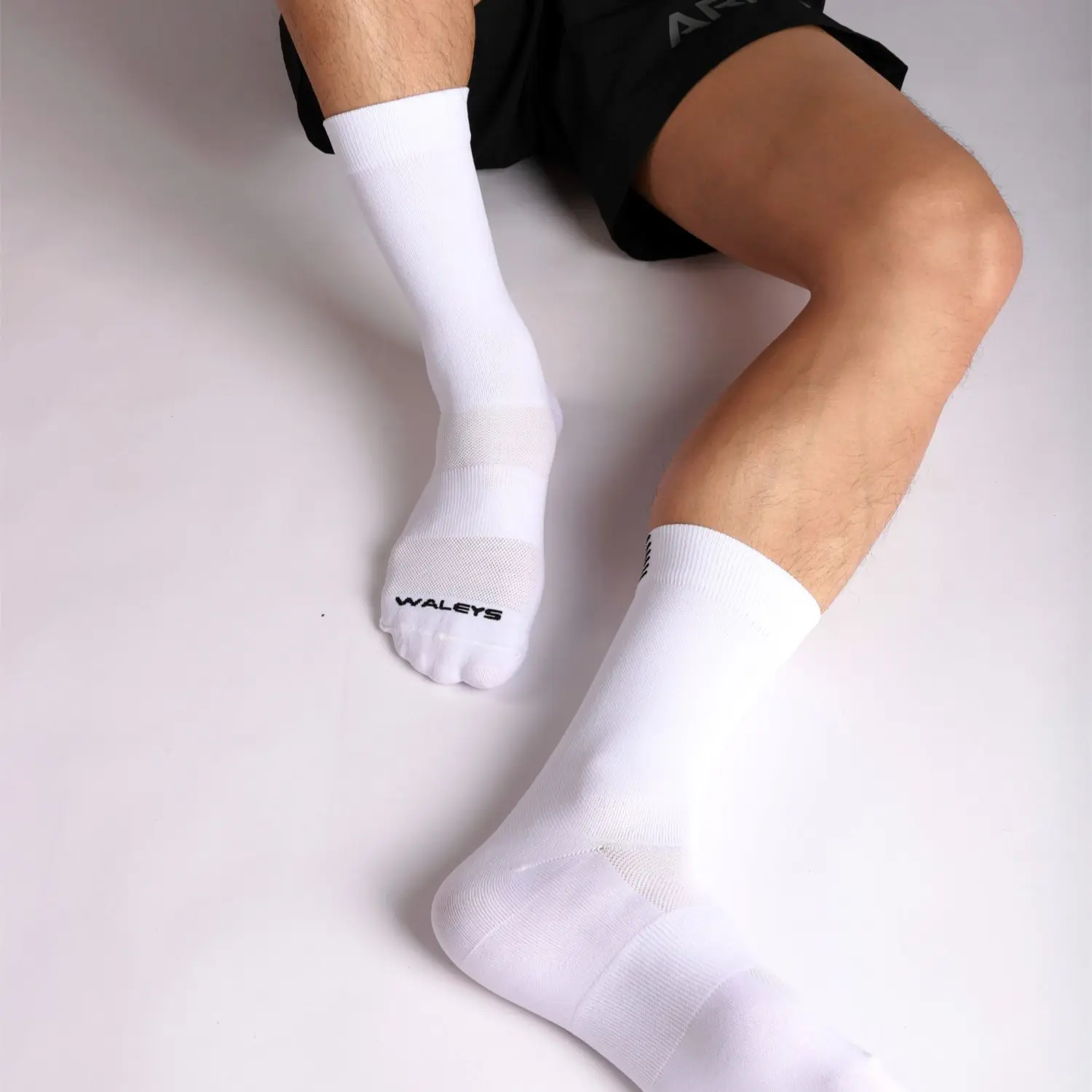 V&J custom crew athletic running sport cycling socks bamboo bike socks