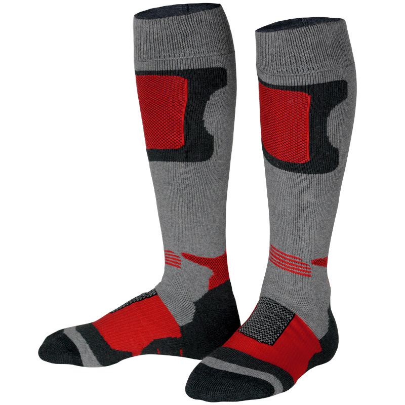 V&J Custom Warm Thick Hiking Socks Merino Wool High Knee Ski Socks