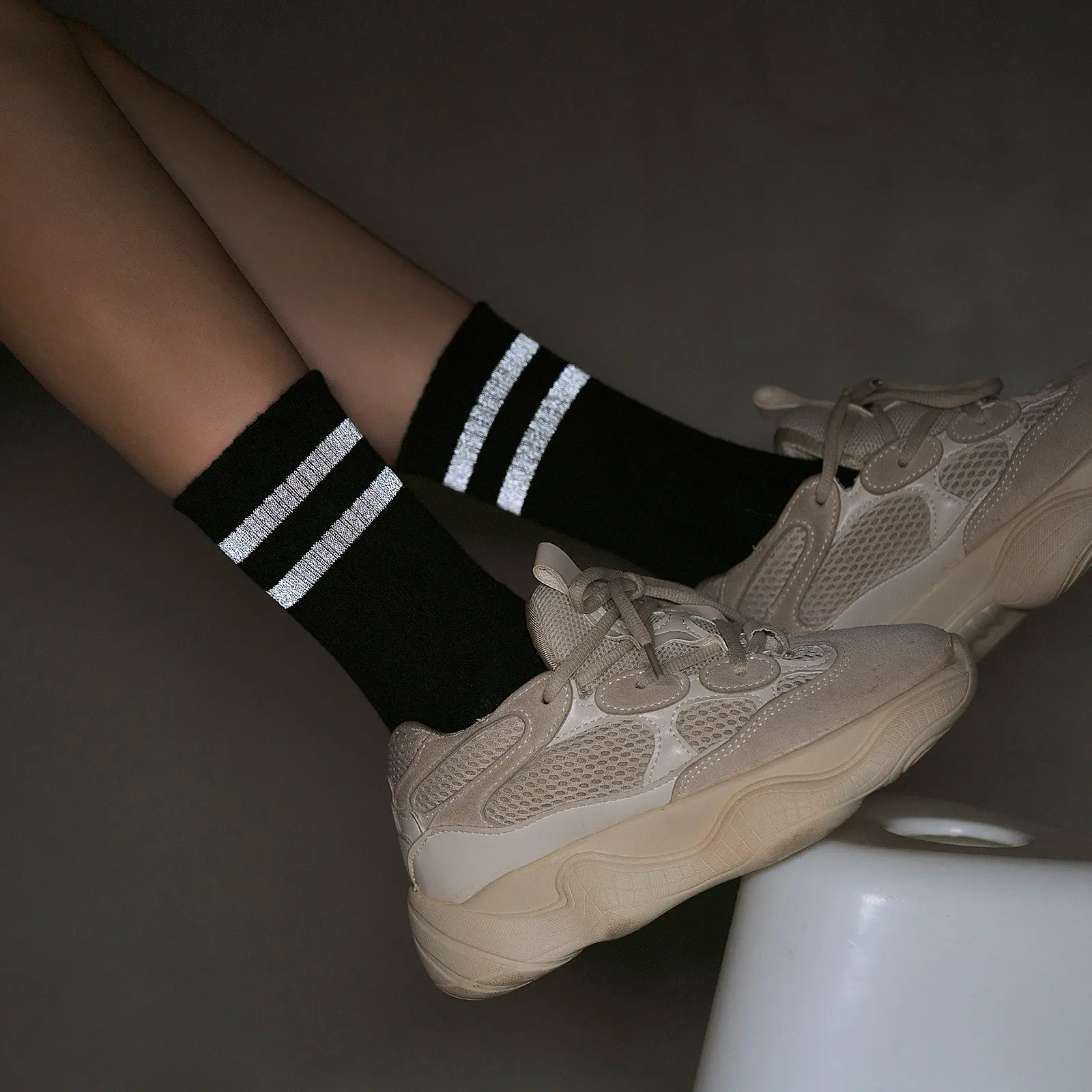 V&J custom nylon athletic running sport cycling socks bamboo bike socks