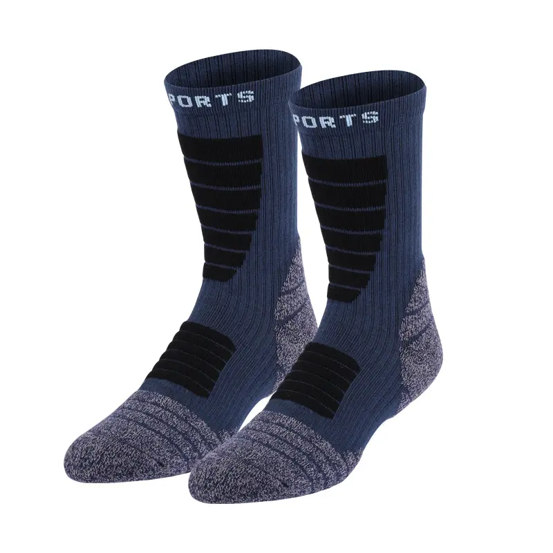 V&J Hiking Outdoor Trail Running Trekking Moisture Wicking Cushion Crew Socks