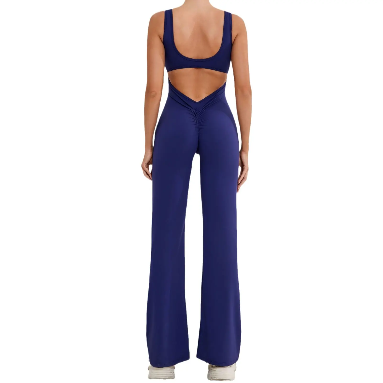 V&J Workout Seamless Jumpsuit One Piece Yoga Romper