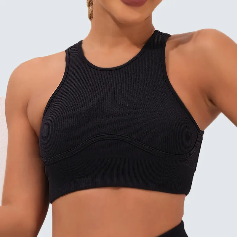 V&J  Outfits Workout Set Yoga Bra High Waist Gym Leggings and Crop Top-product