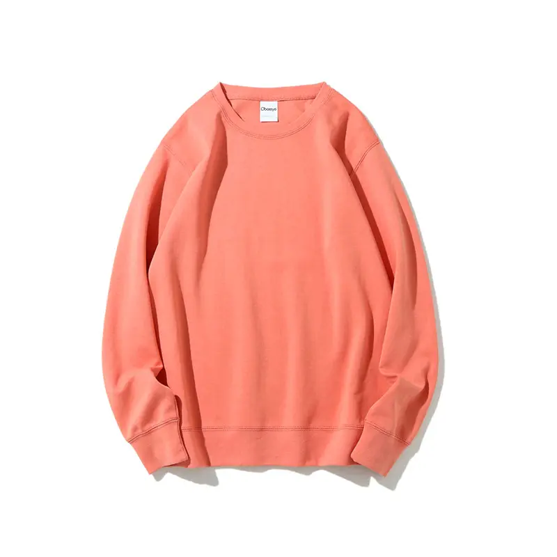 V&J Custom Logo Designer Cotton Plain Unisex Fleece Sweatshirts