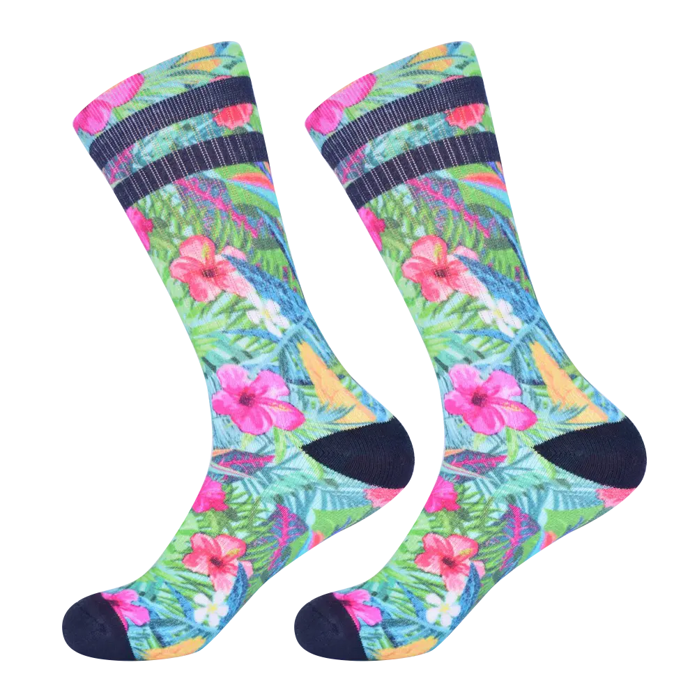 Crew 3d Printed Sports Blank Socks Custom Logo Printing Sublimation Sports Sock (2)lys