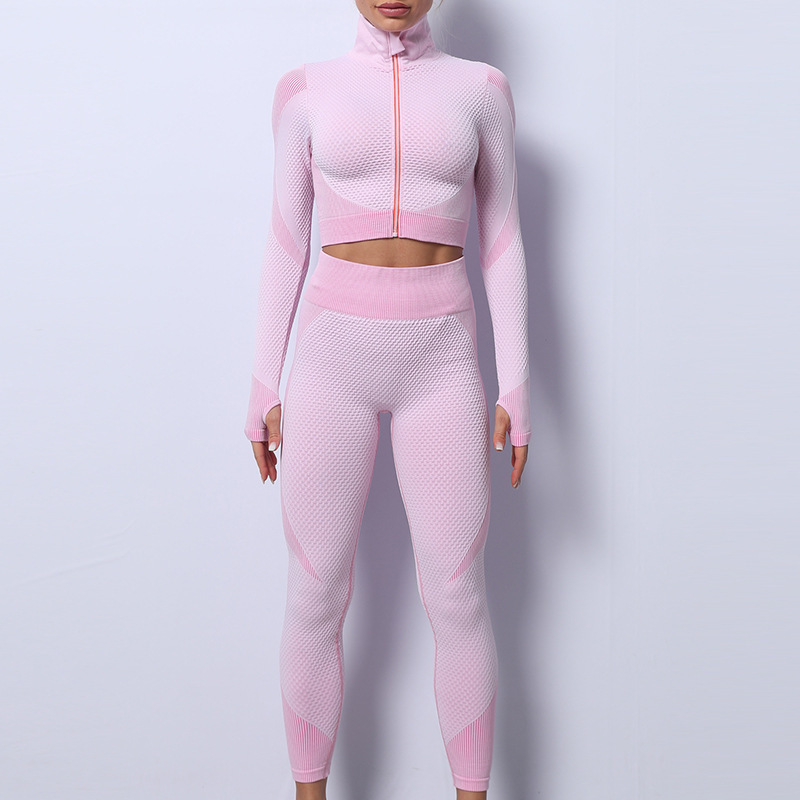 High Waist Butt Lift Leggings Set Women Gym Activewear Wear Yoga Set