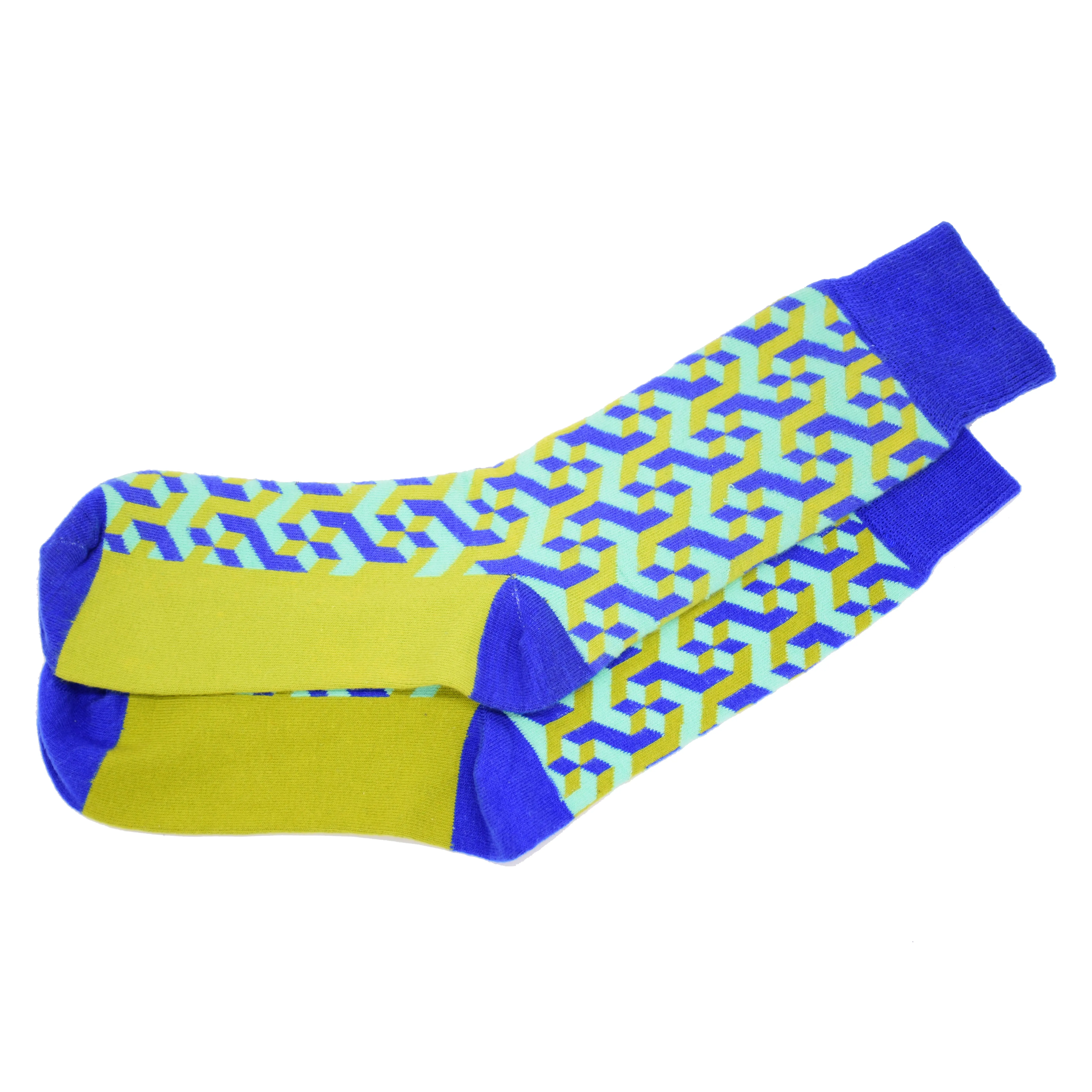 V&J 200n Make Your Own Custom Logo 100%Combed Cotton Crew Dress Socks