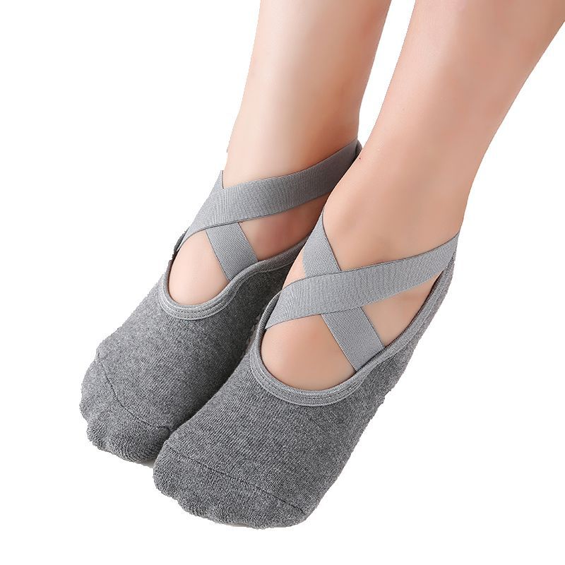 V&J Hot Sales Pilates Ballet Barre Non-Slip Grips Yoga Socks