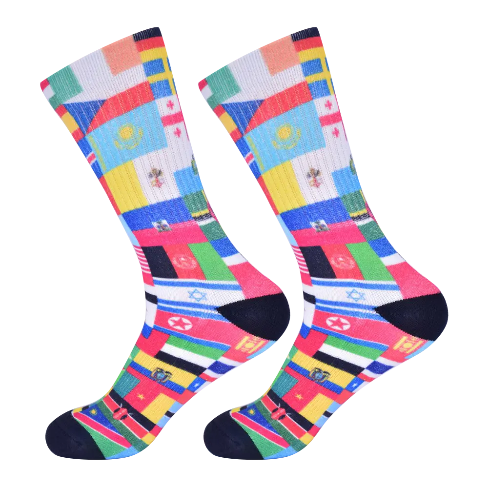 Crew 3d Printed Sports Blank Socks Custom Logo Printing Sublimation Sports Sock (3)9h9