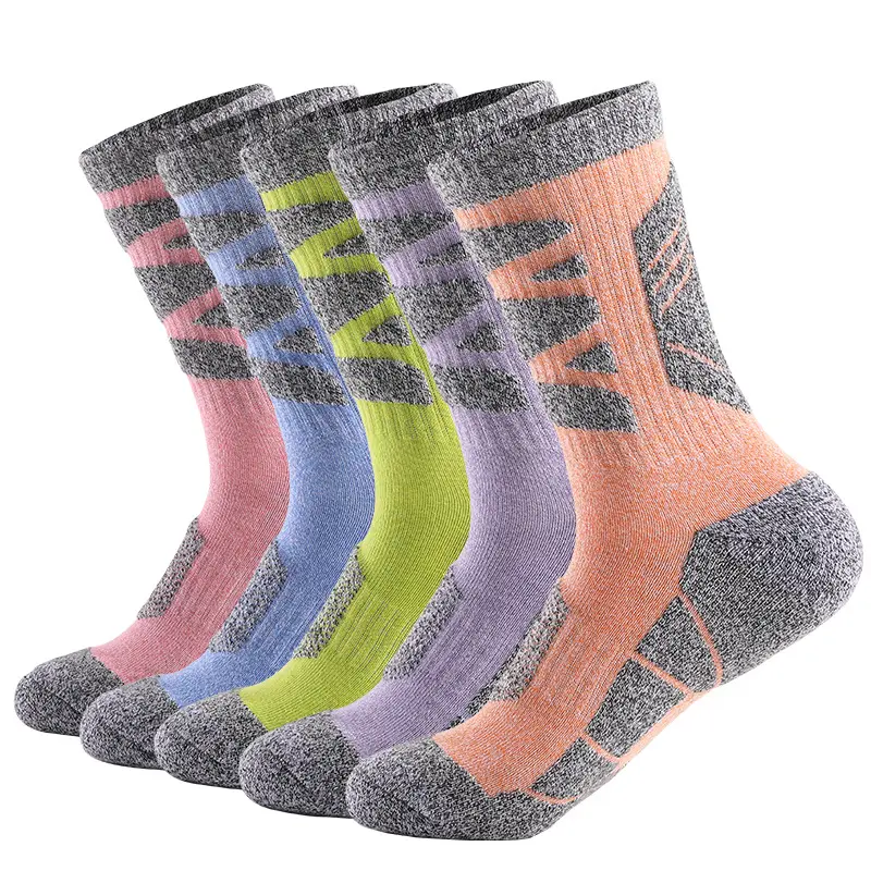 Winter Warm Men woman100% Merino Wool Hiking Ski Socks For Outdoor (3)f17