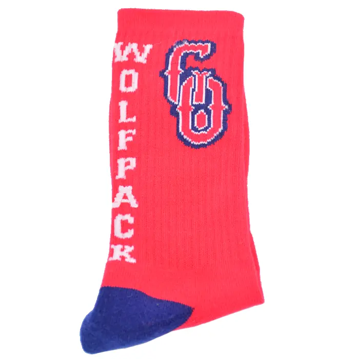 V&J Quality Crew Thick Outdoor Athletic Sports Custom Logo Basketball Socks