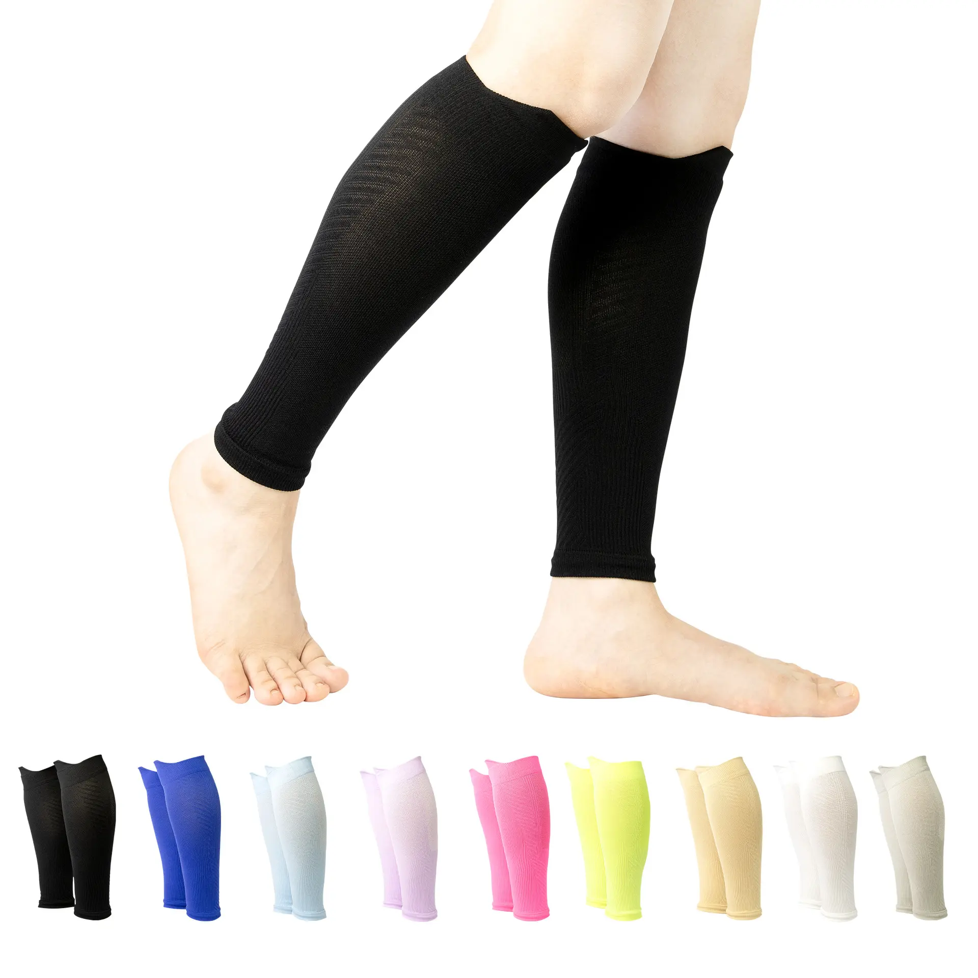 V&J custom sports calf compression sleeve protector sport leg sleeves