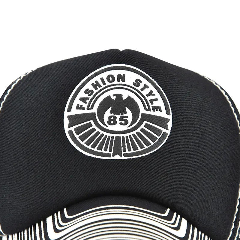 V&J 100% Cotton Mesh Back Adjustable ball Cap With Custom Embroidery Logo (2)z6w