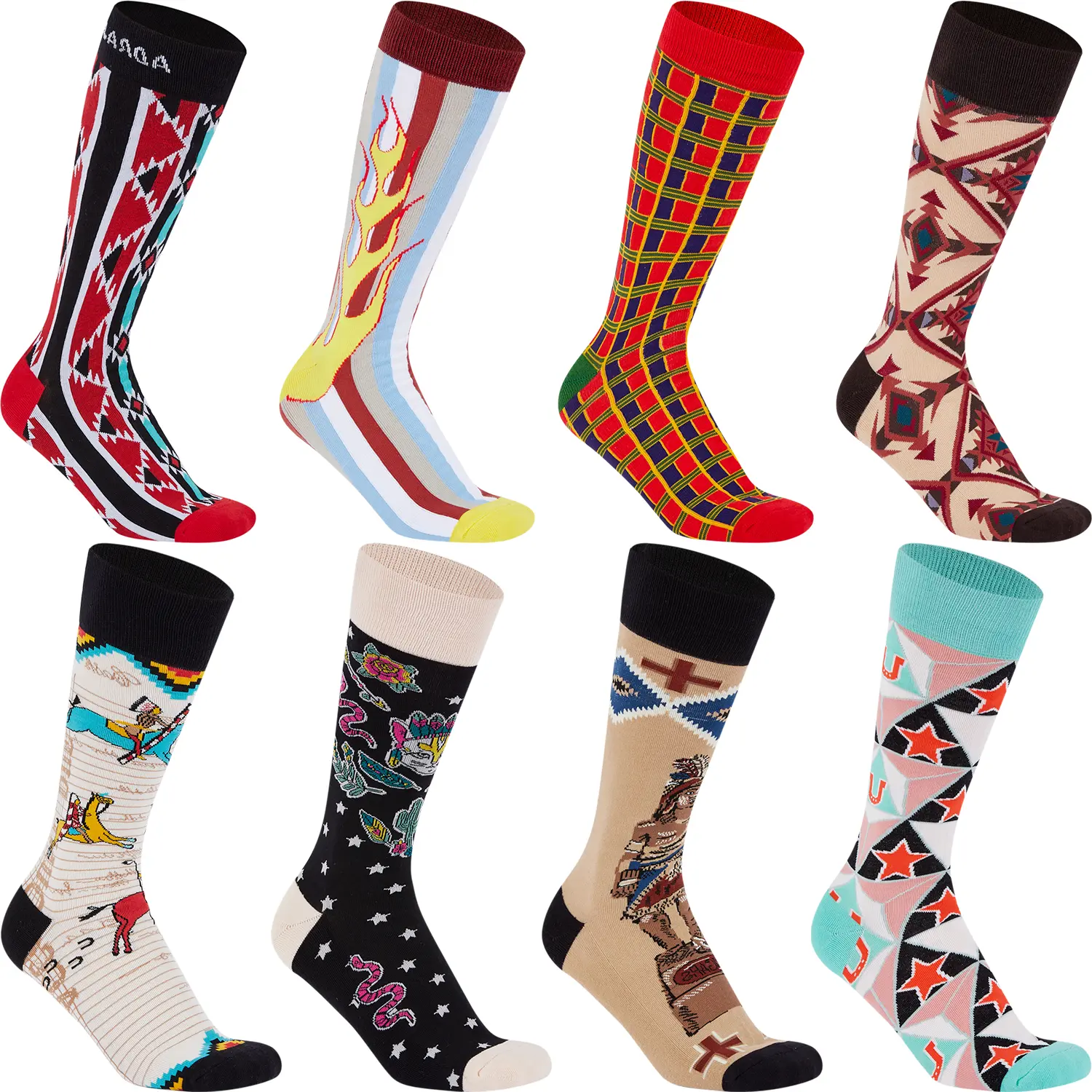 OEM 200 needle colorful custom logo 100% combed cotton jacquard casual dress socks2e3