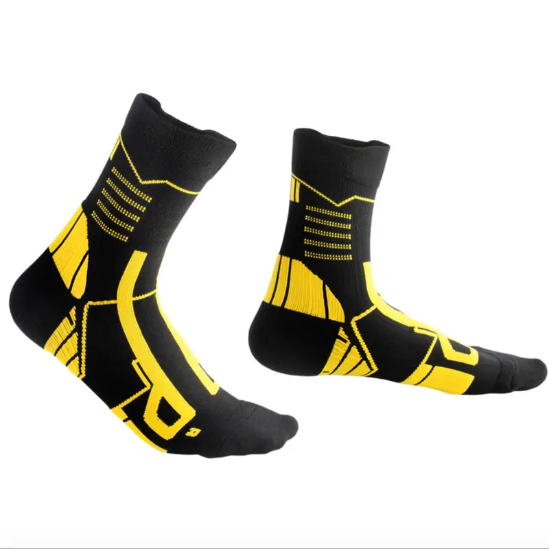 V&J high quality sport biking socks custom athletic cycling socks