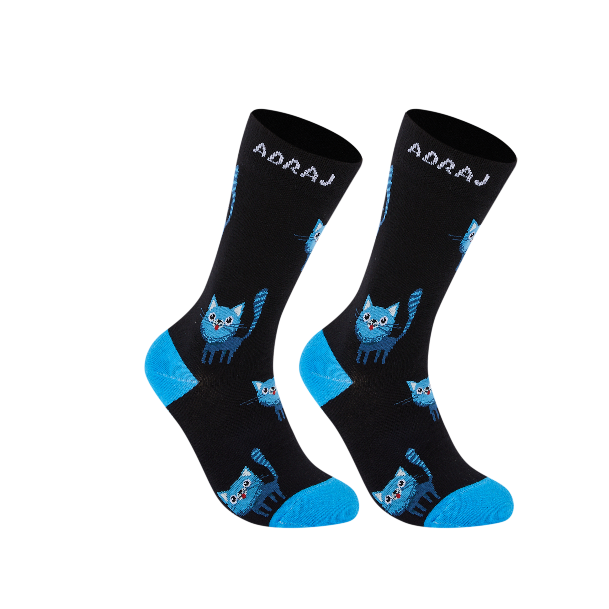 V&J colorful custom logo 100% combed cotton jacquard dress socks