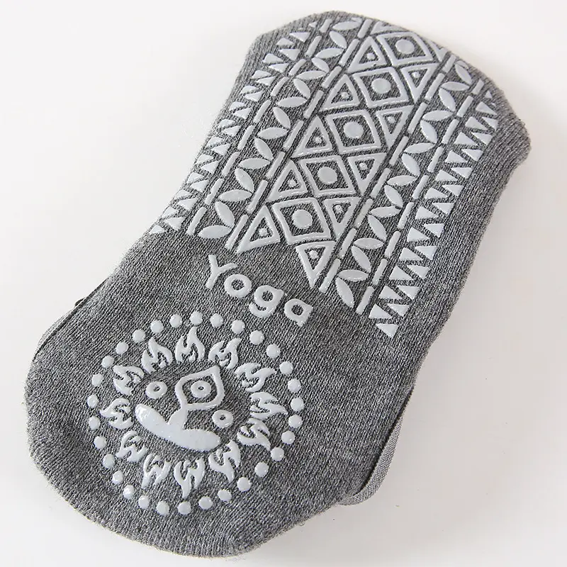 Hot Sales Pilates Ballet Barre Non-Slip Grips Straps Yoga Socks For Women (2)9km