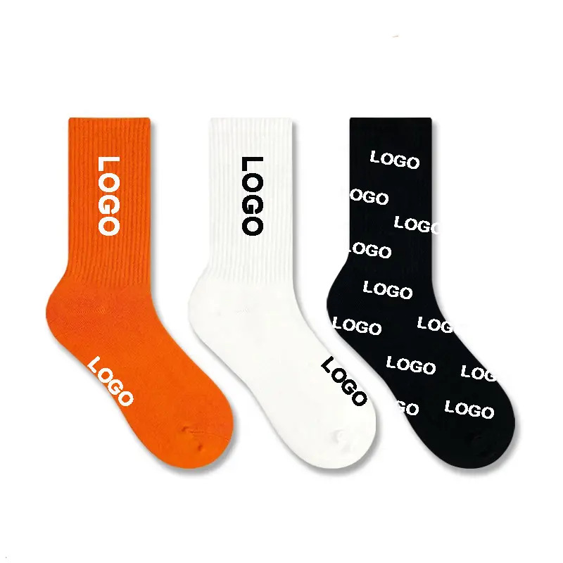 V&J running basketball crew sports socks cotton bamboo elite calcetines