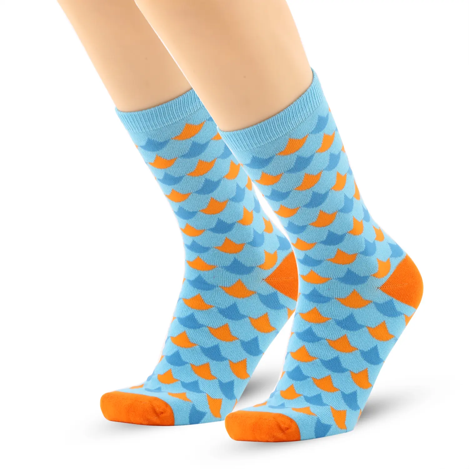 200n Make Your Own Custom Logo 100%Combed Cotton Quality Crew Dress Socks (1)bun