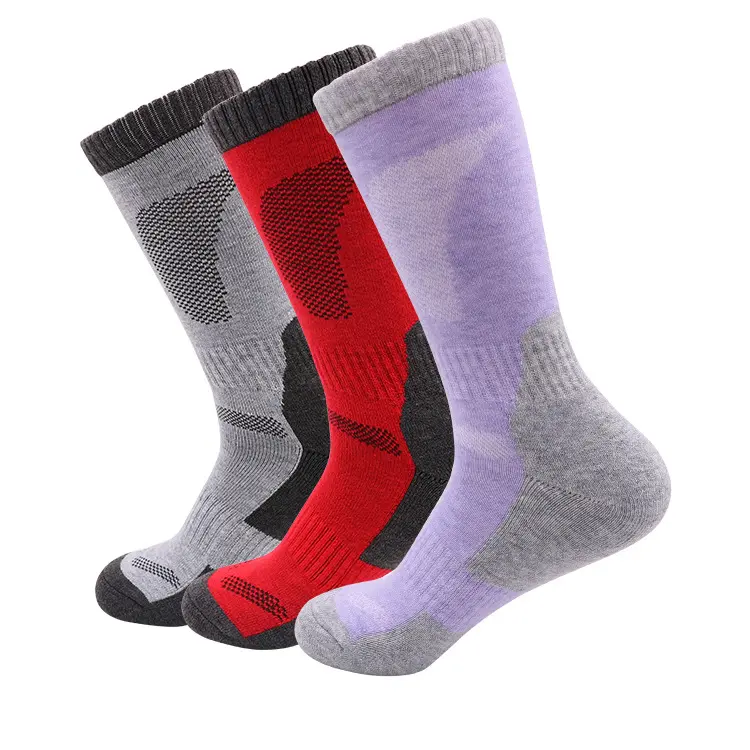 custom winter warm thick sport running ski merino wool hiking socks (1)8se