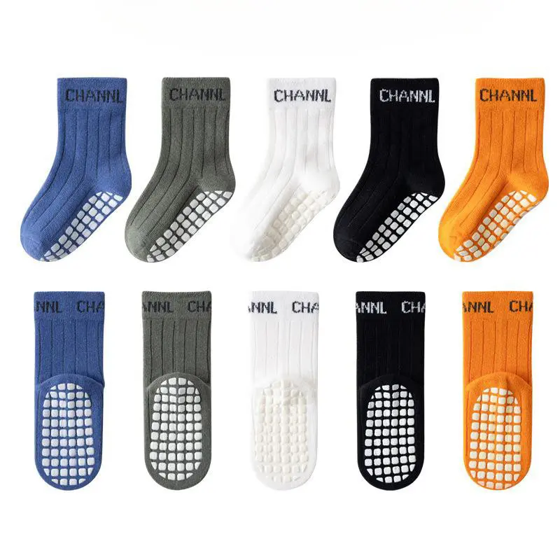 V&J custom logo anti slip ankle toddl...