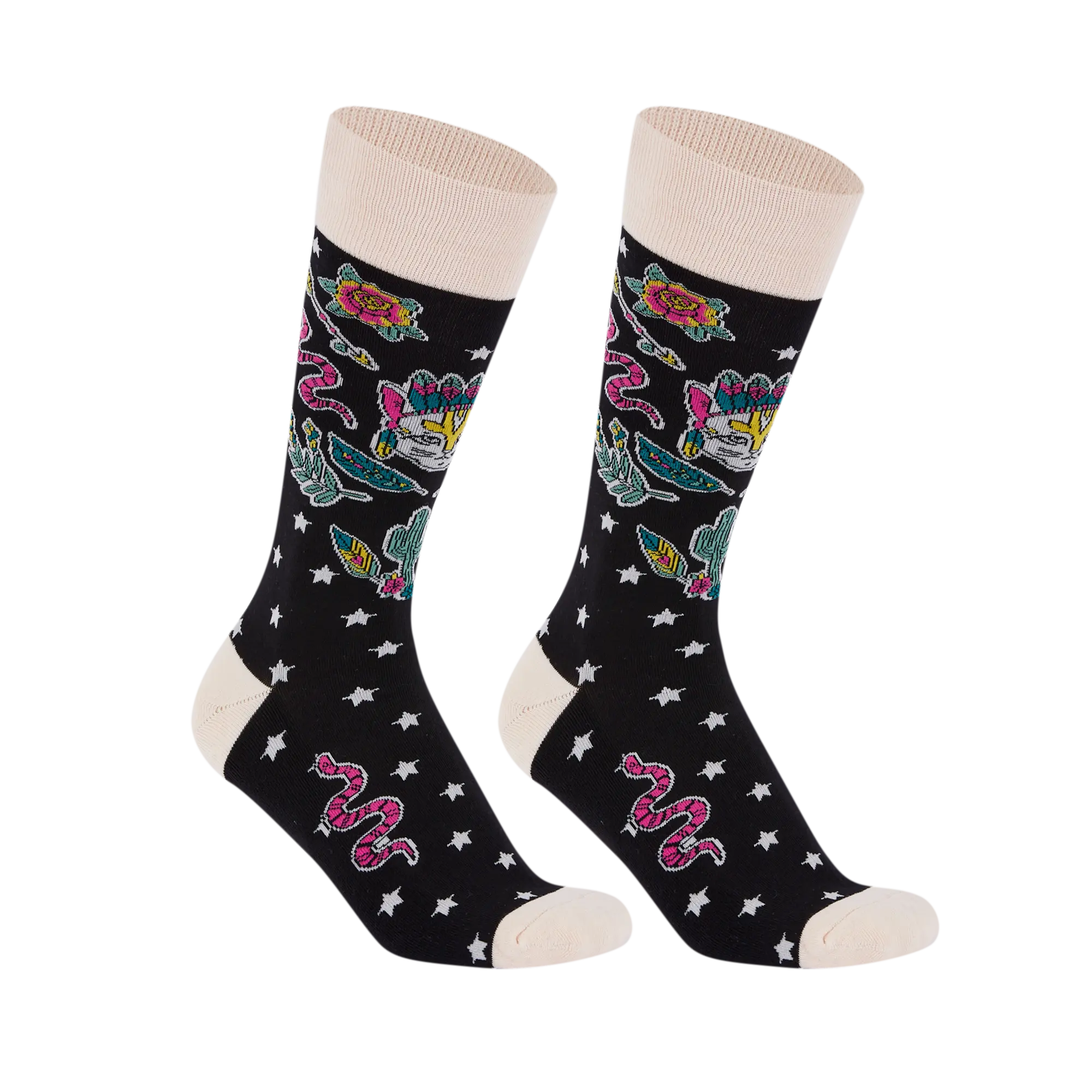 OEM 200 needle colorful custom logo 100% combed cotton jacquard casual dress socks (2)btq