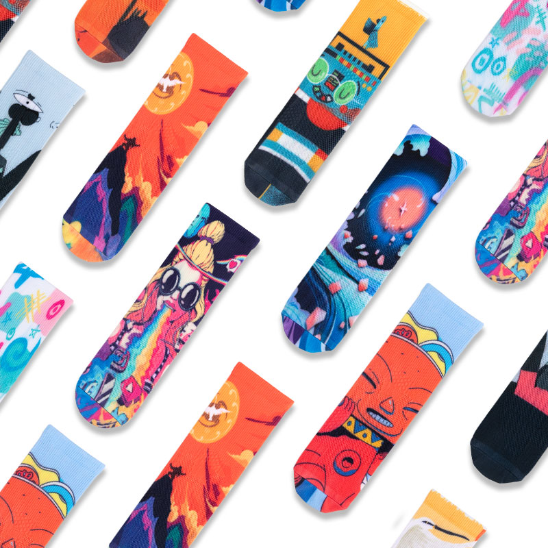 Step Up Your Style with V&J 360 Print Socks