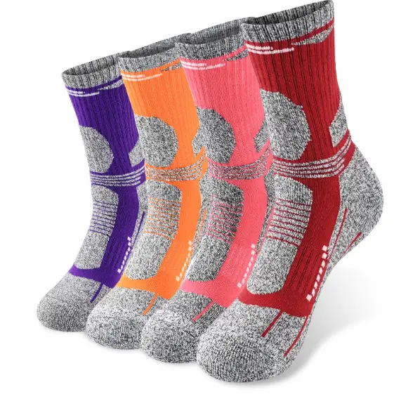 V&J Winter Warm Men woman 100% Merino Wool Hiking Ski Socks