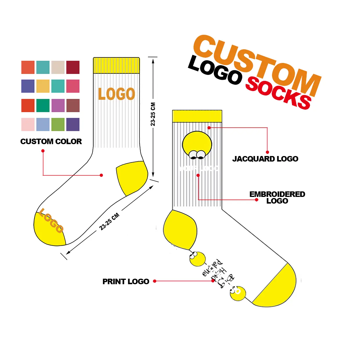 V&J Cushioned Athletes Socks Towel Bottom Thick Custom Men Sport Socks For Basketball-product
