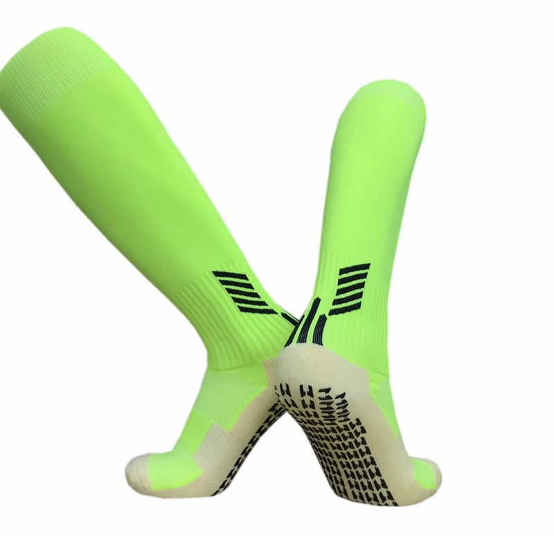 V&J Custom Logo Anti Slip Soccer Athletic Football Grip Socks