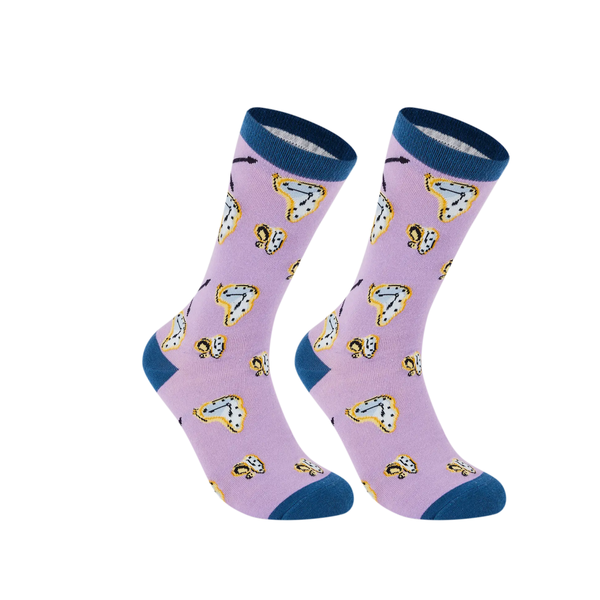 V&J colorful custom logo 100% combed cotton jacquard dress socks