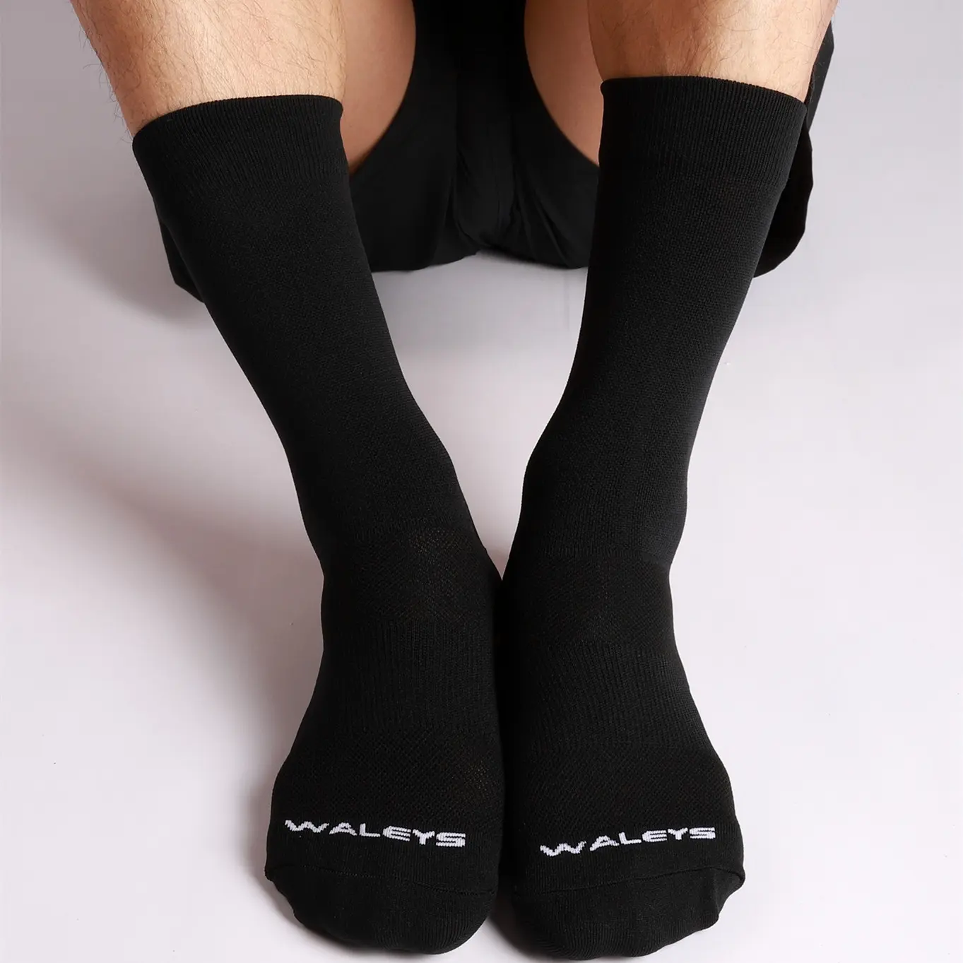 V&J custom crew athletic running sport cycling socks bamboo bike socks