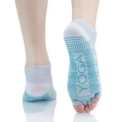 Custom Logo Anti Slip Yoga Socks Women Indoor Floor Grippy Tie Dye Grip Pilates Socks (2)kcw