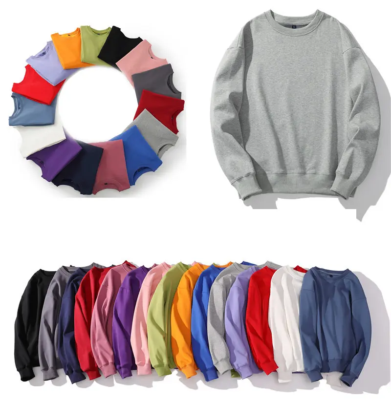 Custom logo designer cotton plain swe...