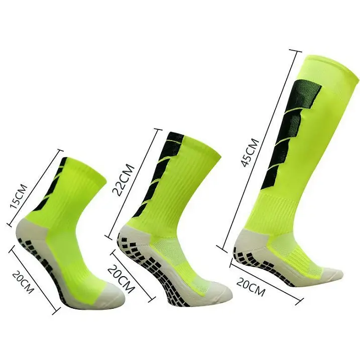 Custom Logo Design Gym Sport Socks Anti Slip Sock Non Slip Soccer Athletic Football Grip Socks (1)93e