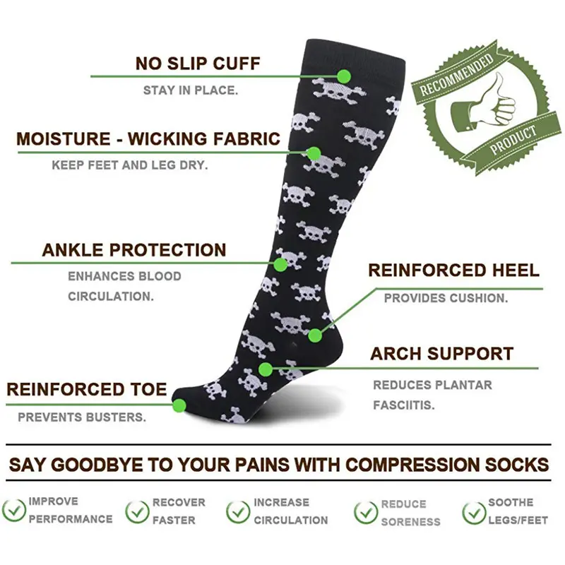 The V&J Everyday Compression Socks stand out as the best choice for anyone in need of all-day comfort and support.